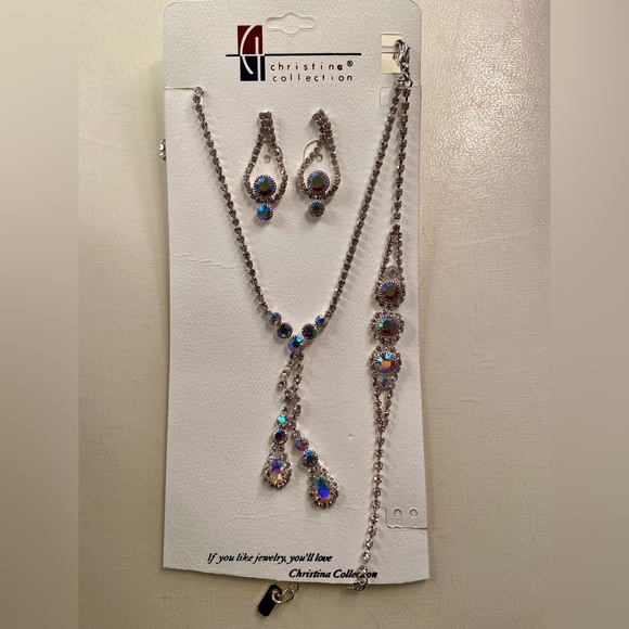 Christina Collection Iridescent Jewelry Set - Picture 3 of 5